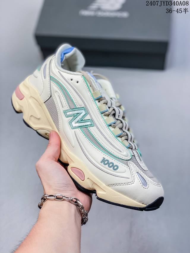 新百伦 Newbalance1000系列回归 Ald X 新百伦 新联名厚底增高百搭运动跑鞋曝光了！作为nb最高端的鞋型,诞生于1999年,一度成为当年的热门鞋