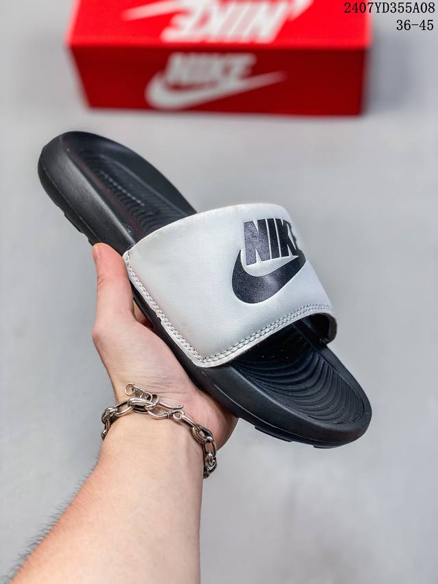 耐克nike Victori One Slide 拖鞋 夏季潮款沙滩拖 货号:Cn9675-701 Id:07Yd355A08 Size:36～45