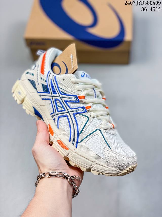 公司级asics Gel-Kahana 8 亚瑟士运动休闲透气专业跑鞋 进口双层丝纤维工程网布鞋面 轻量舒适透气材质中底3D可视gel缓震胶效果 升级flyte