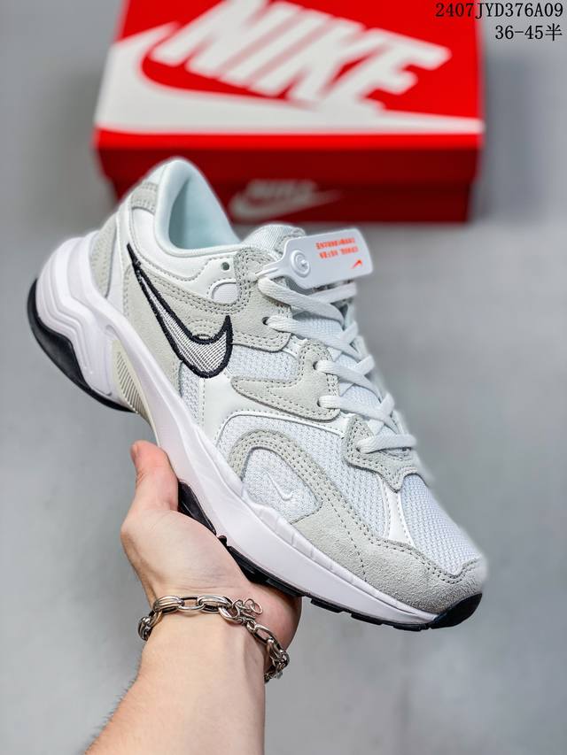 耐克nike Al8 Sail Light Bone 系列低帮复古百搭厚底老爹风休闲运动慢跑鞋“米白骨白”Fj3794-102 男女鞋真标半码制原楦开发版型 采