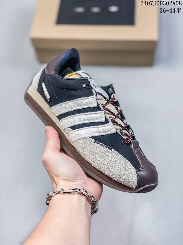 Song For The Mute X 阿迪达斯 Adidas Country Og Sftm-003系列低帮经典复古德训阿甘风休闲运动慢跑鞋 Id3545 码