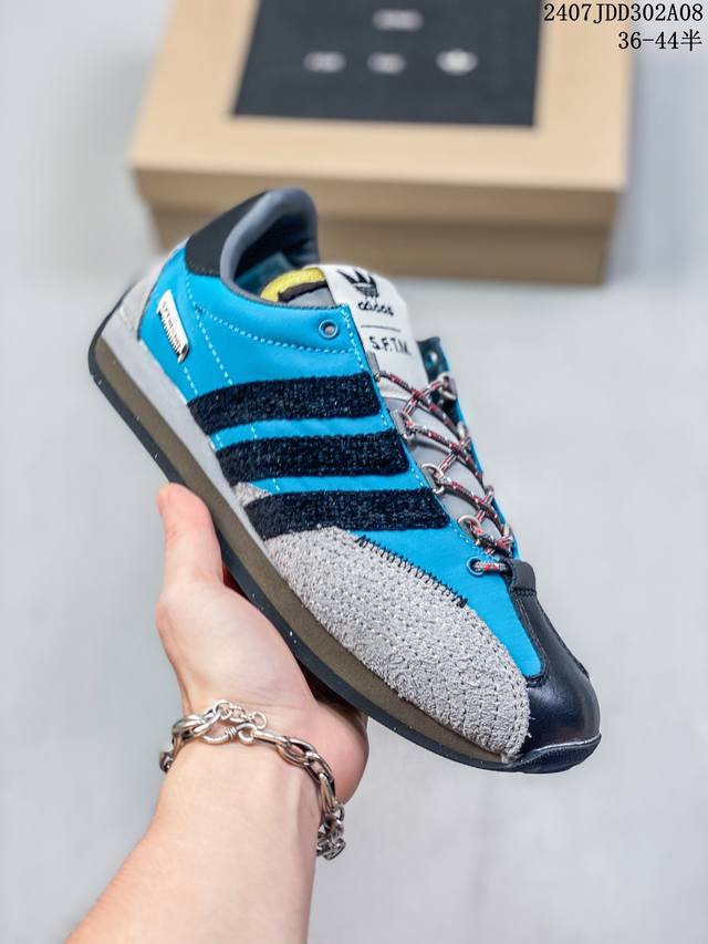 Song For The Mute X 阿迪达斯 Adidas Country Og Sftm-003系列低帮经典复古德训阿甘风休闲运动慢跑鞋 Id3545 码