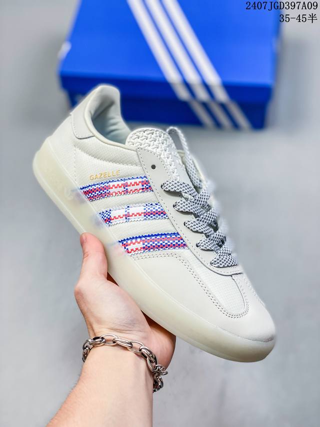 阿迪达斯三叶草adidas Originals Samba Vegan Og”Spd“桑巴舞系列绅士德训足球风百搭低帮休闲运动板鞋！Fi4218 编码：07Jg