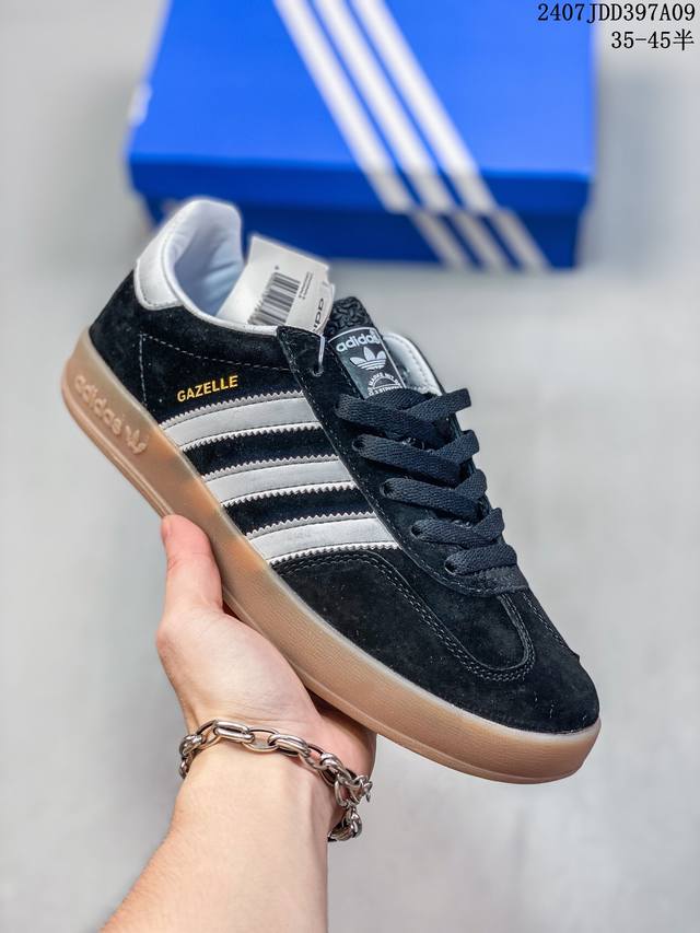 阿迪达斯三叶草adidas Originals Samba Vegan Og”Spd“桑巴舞系列绅士德训足球风百搭低帮休闲运动板鞋！Fi4218 编码：07Jd