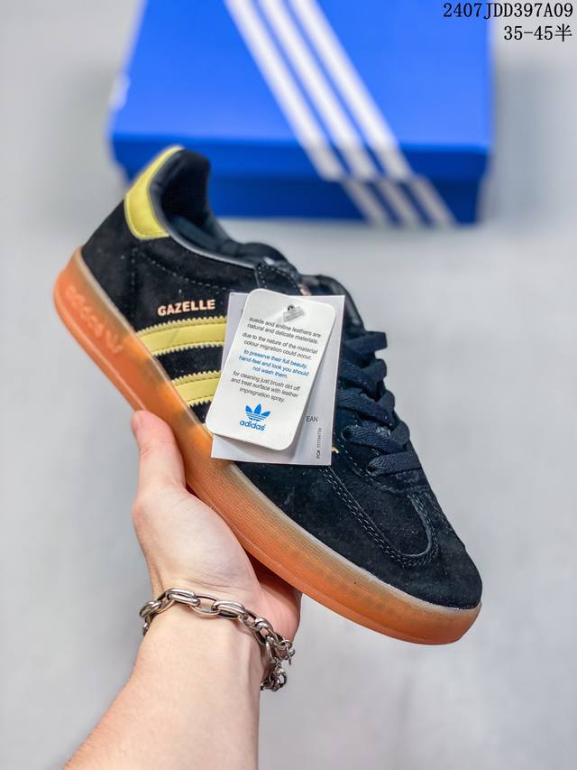 阿迪达斯三叶草adidas Originals Samba Vegan Og”Spd“桑巴舞系列绅士德训足球风百搭低帮休闲运动板鞋！Fi4218 编码：07Jd