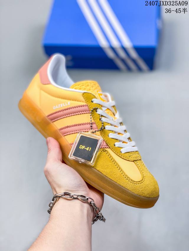 阿迪达斯三叶草adidas Originals Samba Vegan Og”Spd“桑巴舞系列绅士德训足球风百搭低帮休闲运动板鞋 07Jxd325A09