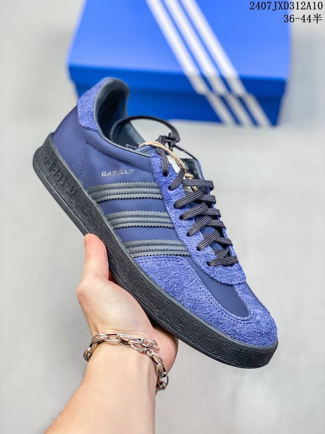 头层公司级真标半码阿迪达斯三叶草adidas Originals Samba Vegan Og”Spd“桑巴舞系列绅士德训足球风百搭低帮休闲运动板鞋 Size：