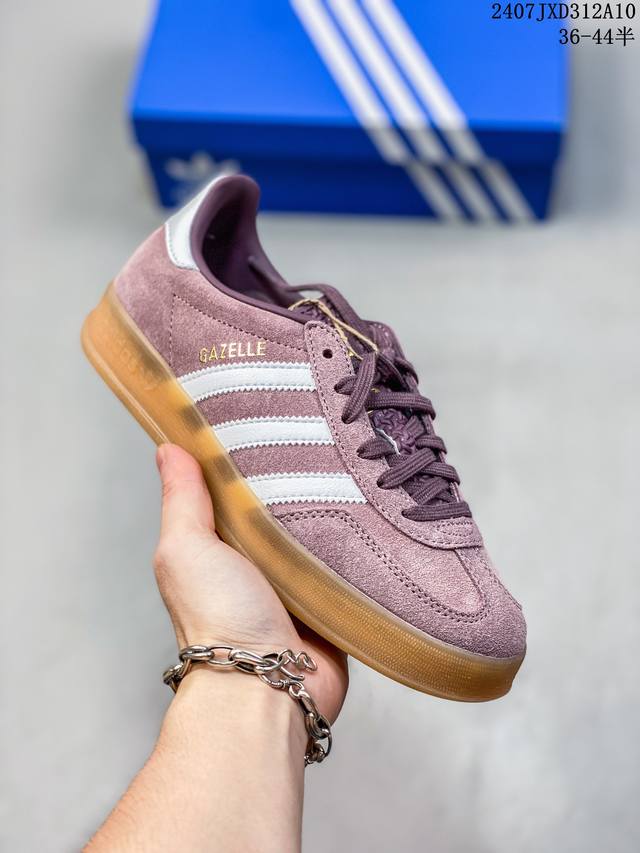 头层公司级真标半码阿迪达斯三叶草adidas Originals Samba Vegan Og”Spd“桑巴舞系列绅士德训足球风百搭低帮休闲运动板鞋 Size：