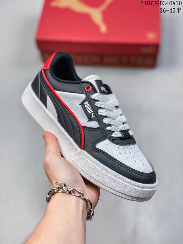 彪马 Puma Caven Dime 复古简约轻便低帮运动休闲板鞋 货号:384953-10 码数:35 36 37 37.5 38 38.5 39 40 40