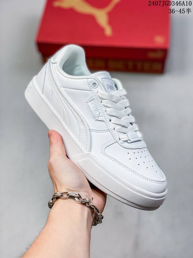 彪马 Puma Caven Dime 复古简约轻便低帮运动休闲板鞋 货号:384953-10 码数:35 36 37 37.5 38 38.5 39 40 40