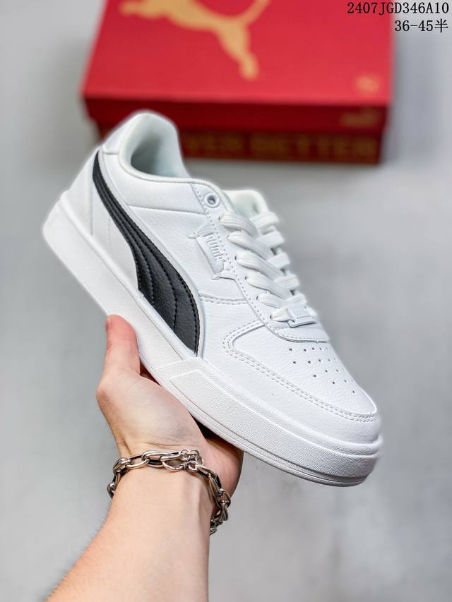 彪马 Puma Caven Dime 复古简约轻便低帮运动休闲板鞋 货号:384953-10 码数:35 36 37 37.5 38 38.5 39 40 40