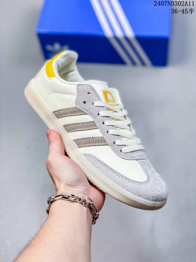 阿迪达斯kasina X Adidas Samba联名百搭舒适男女低帮板鞋ie0169尺码:36-45半 07Nd302A11