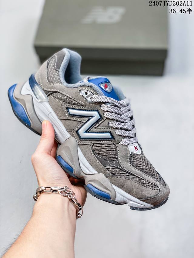 Joe Freshgoods X New Balance Nb9060 联名款 复古休闲运动慢跑鞋 鞋款灵感源自设计师本人对夏日的怀日回忆。鞋面大身由空间双格及