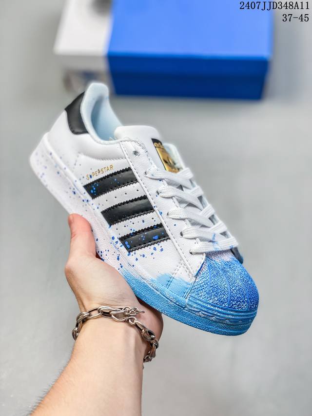 Adidas阿迪达斯三叶草superstar W经典贝壳头运动板鞋c77124 #37-45 07Jjd348A11