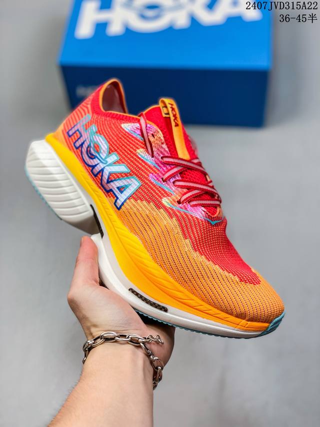 Hoka One One男女款夏季专业竞速跑鞋cielo X1耐磨稳定透气新款 尺码：36-45半 编码：07Jvd315A11