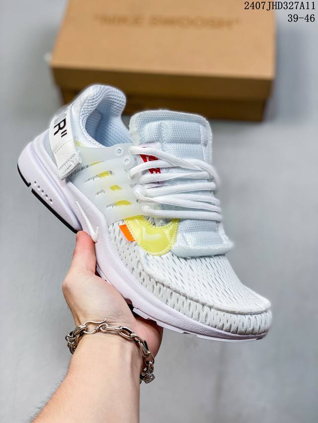 联名款耐克王off White Air Presto Mid网面透气休闲轻便慢跑鞋 07Jhd327A11