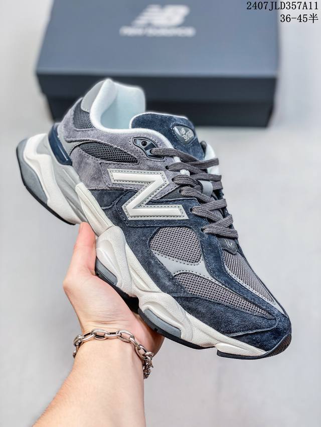 公司级新百伦 New Balance 公司级版本 Nb9060 联名款 复古休闲运动慢跑鞋 鞋款灵感源自设计师本人对夏日的怀日回忆。鞋面大身由空间双格及磨砂鞋面