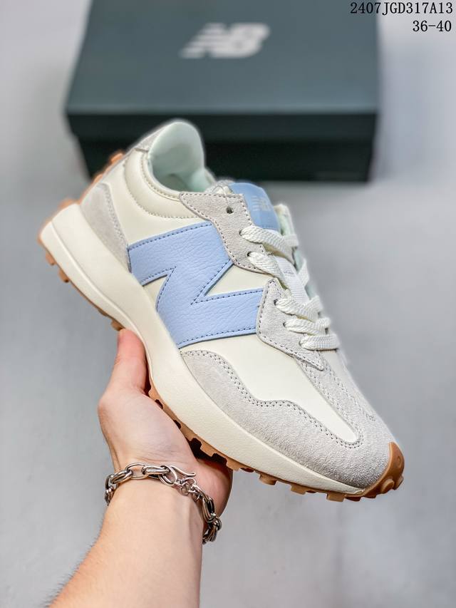 New Balance Nb327复古美感舒适运动皮革合成革减震防滑耐磨透气包裹性支撑低帮休闲跑步鞋 07Jgd317A13