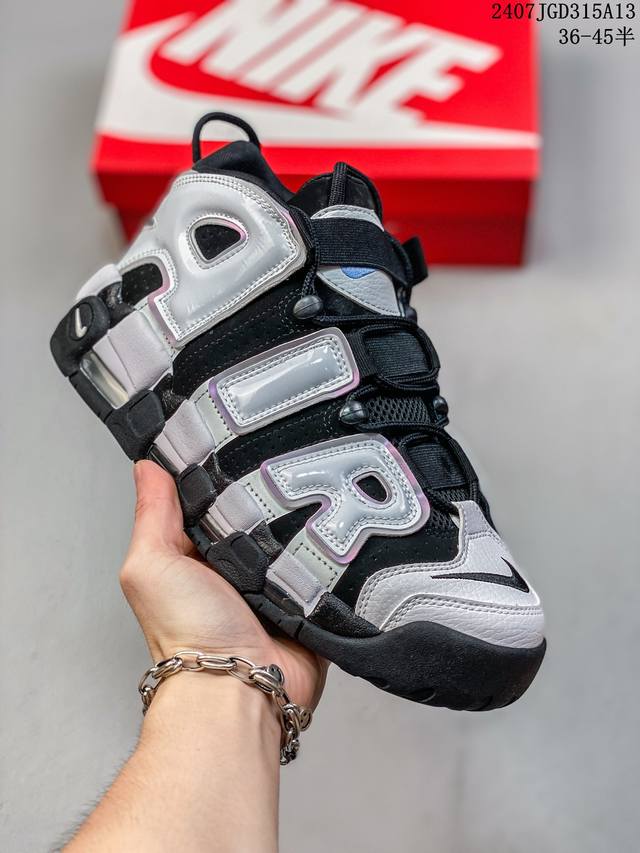 Nike Air More Uptempo 皮蓬 气垫减震耐磨运动休闲跑步鞋 货号：Fb8883-200 尺码：36 37 38 39 40 41 42 43