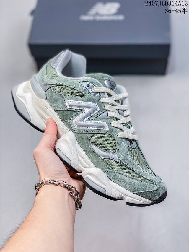 公司级复古爱好者看过来,Iu李知恩代言款全新nb新百伦new Balance 9060 Black Sea Salt 系列复古百搭老爹风休闲运动跑步鞋 货号:U