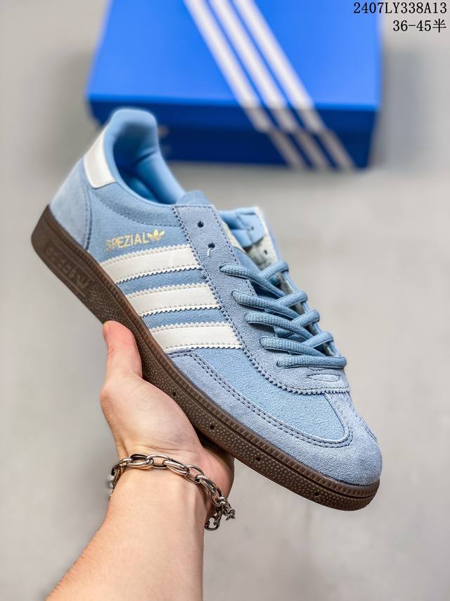 阿迪达斯三叶草adidas Originals Samba Vegan Og”Spd”桑巴舞系列绅士德训足球风百搭低帮休闲运动板鞋 尺码：36 36 37 38