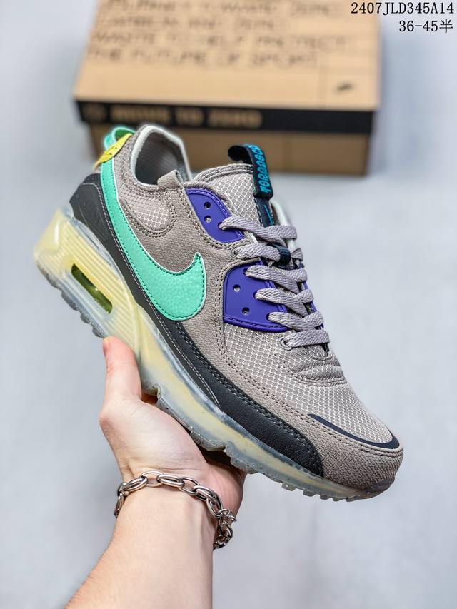 公司级 公司级耐克nike Air Max 90 经典复古小气垫缓震跑鞋 鞋面由皮和革织物打造，犀利的条线打造出酷劲十的足视觉效果 网布鞋增面强透气性，穿着为极