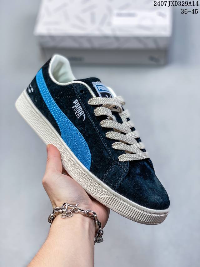 新品上市实拍 彪马puma Suede Skate 低帮复古轻便透气防滑减震休闲鞋 时尚男女士板鞋潮运动鞋 货号 07Jxd329A14