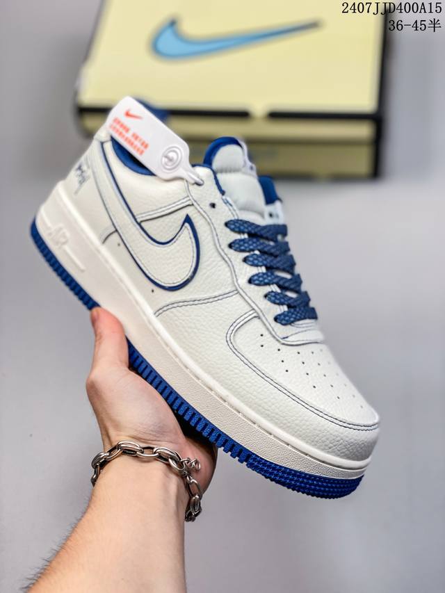 公司级带半码 耐克nike Air Force 1 Low 空军一号 Af1 低帮百搭厚底增高休闲运动板鞋。柔软、弹性十足的缓震性能和出色的中底设计，横跨复古与