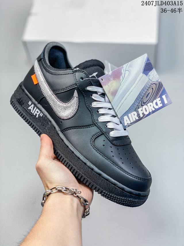 公司级带半码 耐克nike Air Force 1 Low 空军一号 Af1 低帮百搭厚底增高休闲运动板鞋。柔软、弹性十足的缓震性能和出色的中底设计，横跨复古与