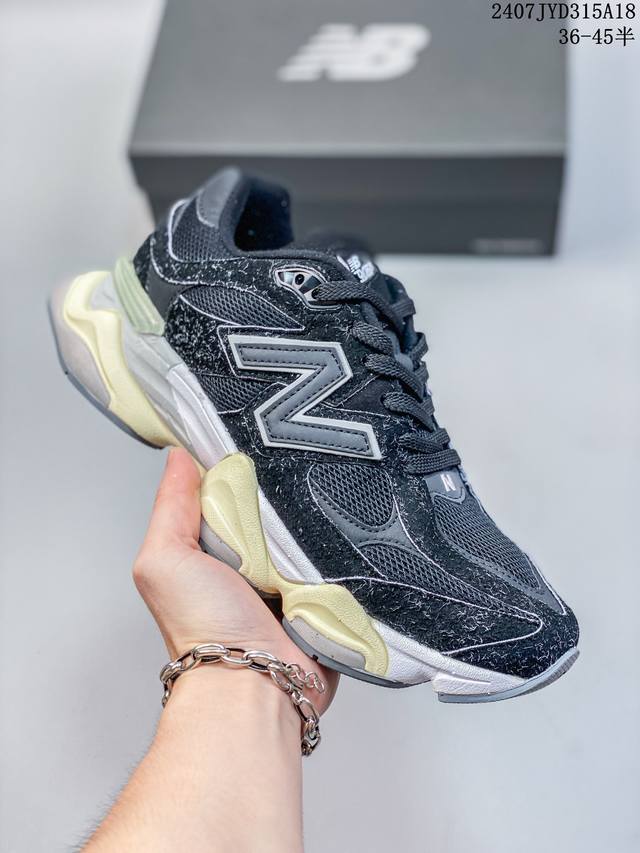 独家实拍公司级别 New Balance Nb9060 潮流复古百搭老爹风休闲运动跑步鞋 货号：U9060Wg1 #原楦原纸版数据开发 #采用猪巴革组合网织鞋面