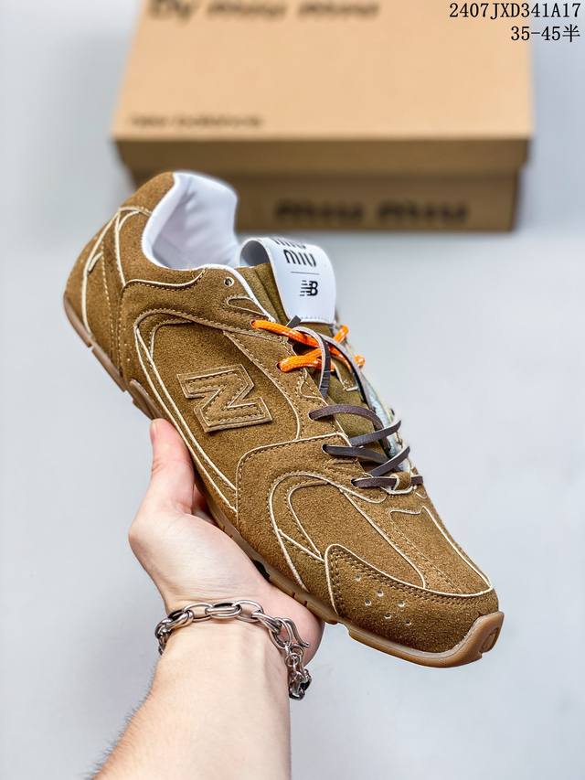 真标半码 意大利奢侈品牌 缪缪miu Miu X Nb新百伦new Balance 530 Sl系列低帮经典复古休闲运动慢跑鞋 07Jxd341A17