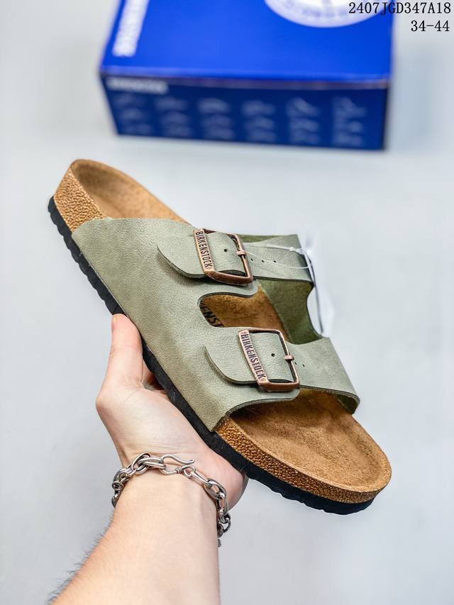 博肯 勃肯birkenstock Boston Suede Shearling 波士顿系列士低帮牛皮绒面革复古软木底包头露跟休闲鞋 尺码：34 35 36 37