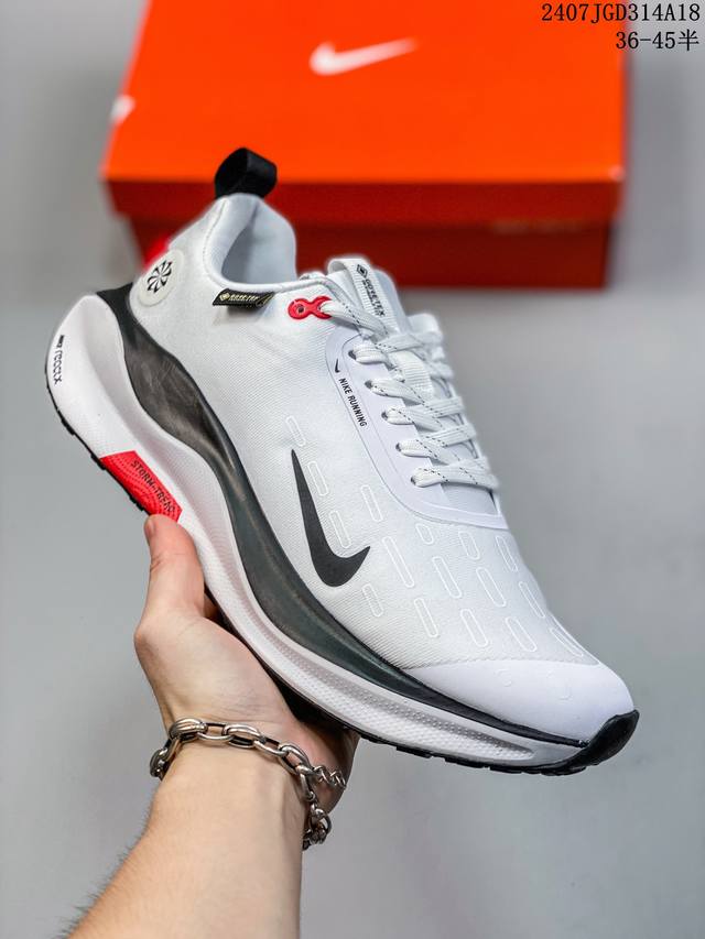 Nike耐克新款reactx Infinity Run 4缓震鞋跑步鞋 黑白新配色货号：Dr2665 100 码数36-45带半码 07Jgd314A18