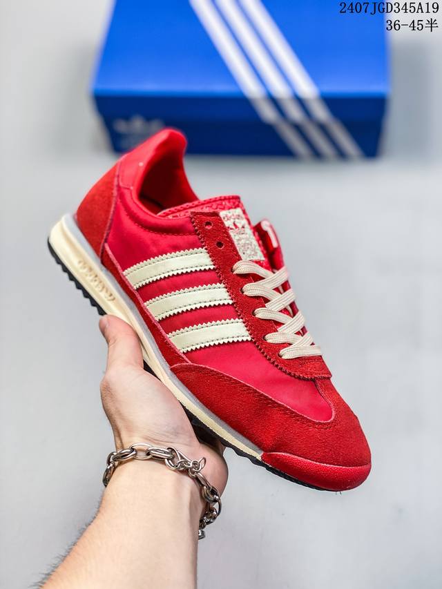 36-45半码。 阿迪达斯 Adidas Originals Gazelle Indoor 三叶草休闲防滑耐磨低帮板鞋 07Jgd345A19