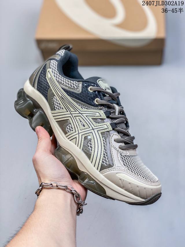 Asics Gel-Quantum Kinetic新年复古黑银绿潮流跑鞋 1203A270-023 尺码：36-44半 07Jld302A19