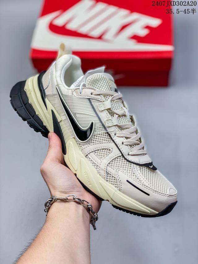 Nike 耐克男女v2K Runtekk 3Xl白绿百搭运动鞋轻便缓震跑步老爹鞋尺码35.5-45半 07Jxd302A20