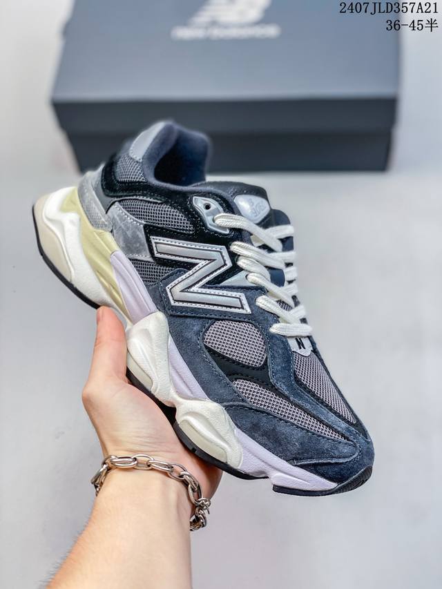 公司级新百伦 New Balance 公司级版本 Nb9060 联名款 复古休闲运动慢跑鞋 鞋款灵感源自设计师本人对夏日的怀日回忆。鞋面大身由空间双格及磨砂鞋面