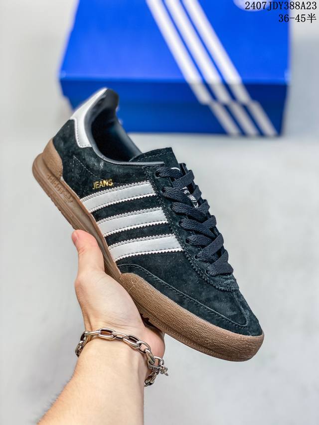 公司级阿迪达斯三叶草adidas Originals Jeans Low 琼斯系列低帮复古训练德训风百搭休闲运动慢跑鞋 Gx5339 码数：36 36.5 37