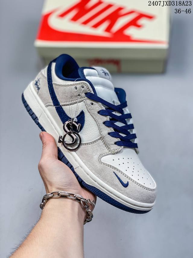 公司带半码 耐克nike Sb Dunk Low 扣篮系列复古低帮休闲运动滑板板鞋。采用脚感柔软舒适zoomair气垫，有效吸收滑板等极限运动在落地时带来的冲击