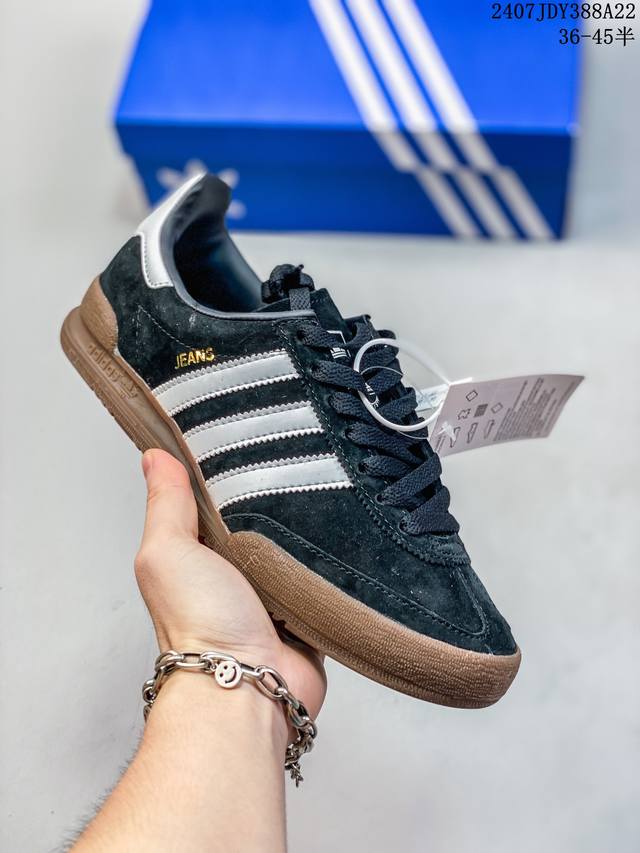 公司级阿迪达斯三叶草adidas Originals Jeans Low 琼斯系列低帮复古训练德训风百搭休闲运动慢跑鞋 Gx5339 码数：36 36.5 37