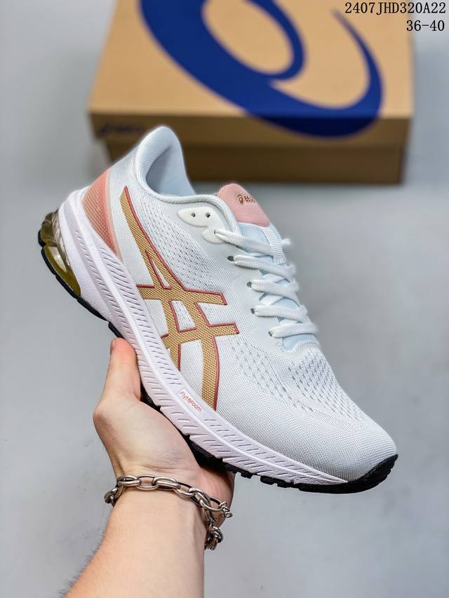 亚瑟士 Asics 男鞋gt-1000 12 运动休闲跑步鞋 时尚经典 缓震舒适 彩色 透气防滑耐磨 休闲百搭 2024夏季新款训练鞋 马拉松跑鞋黑武士款采用网