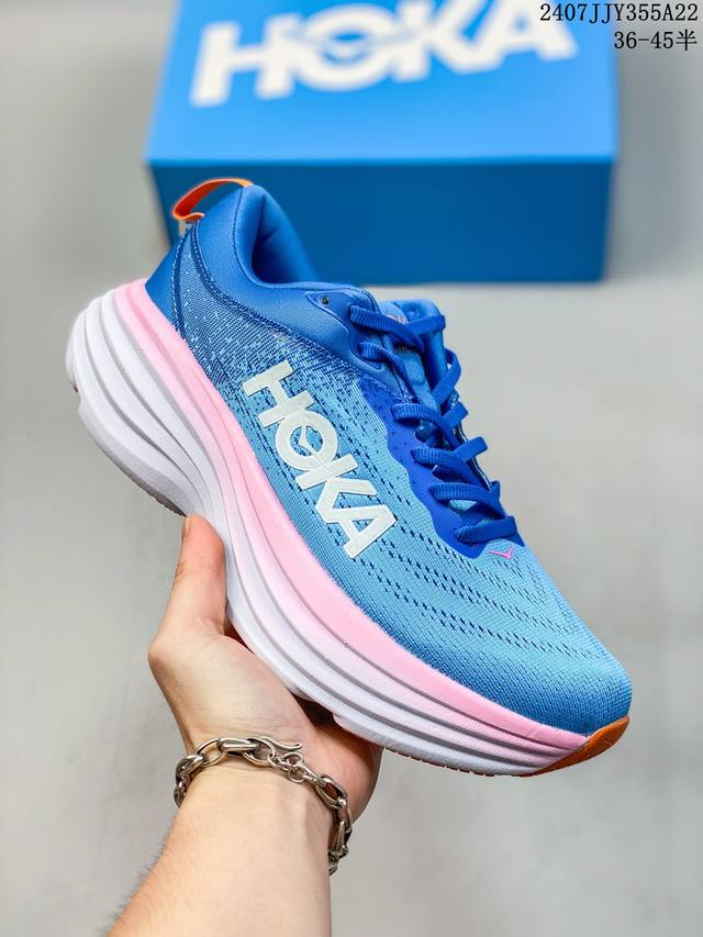 小红书推荐hoka W Bondi 8全新配色 这个品牌来自于新西兰的毛利语，Hoka表示大地，One One表示飞越，连起来就是飞越地平线，One One不是