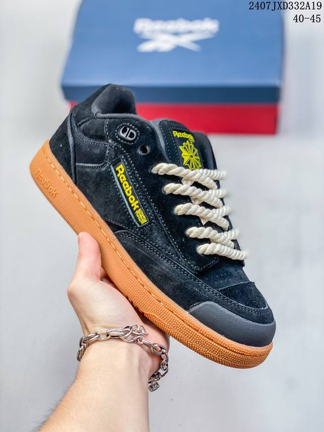 锐步reebok Club C Bulc美国代购女款户外鞋休闲鞋轻便防滑运动鞋 尺码：40-45 07Jxd332A19