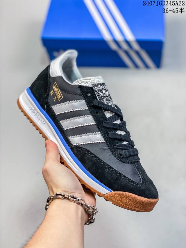 36-45半码。 阿迪达斯 Adidas Originals Gazelle Indoor 三叶草休闲防滑耐磨低帮板鞋 07Jgd345A22