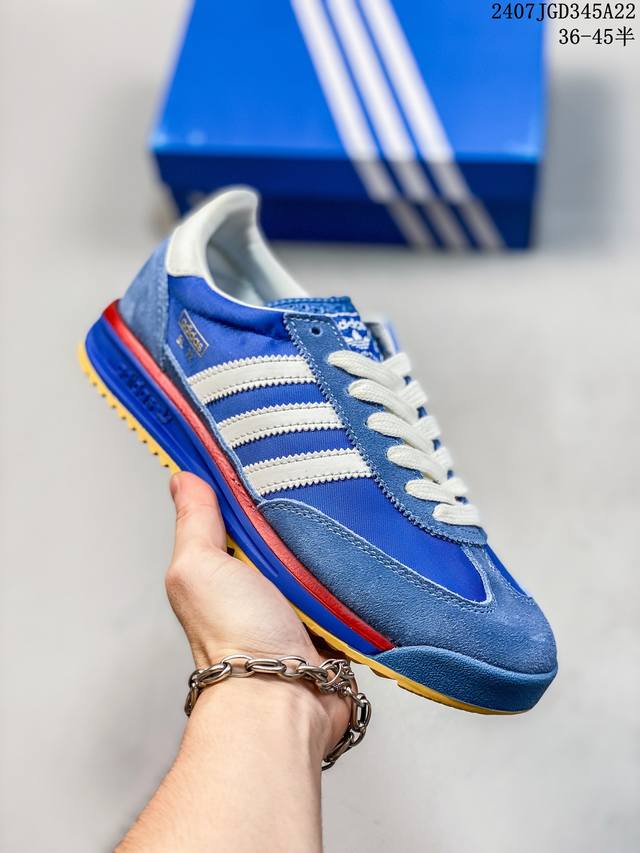 36-45半码。 阿迪达斯 Adidas Originals Gazelle Indoor 三叶草休闲防滑耐磨低帮板鞋 07Jgd345A22