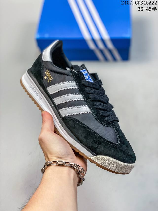 36-45半码。 阿迪达斯 Adidas Originals Gazelle Indoor 三叶草休闲防滑耐磨低帮板鞋 07Jgd345A22