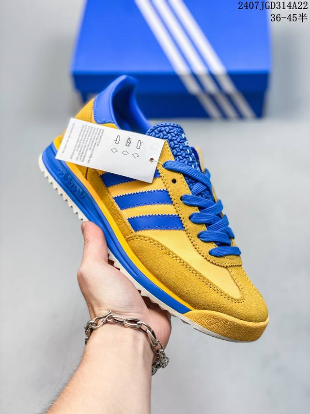 真标阿迪达斯adidas Sl 72 Rs 三叶草复古休闲跑步鞋休闲运动鞋 货号:Le3425 尺码:36 36.5 37 38 38.5 39 40 40.5