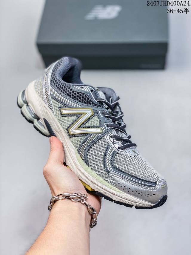 New Balance新百伦860 V2 舒适 耐磨 低帮 跑步鞋男女同款 Ml860P 大多数人不会将需要持续努力才能擅长的体力活动定为常规。更少的人只是为了