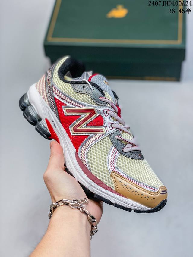 New Balance新百伦860 V2 舒适 耐磨 低帮 跑步鞋男女同款 Ml860P 大多数人不会将需要持续努力才能擅长的体力活动定为常规。更少的人只是为了