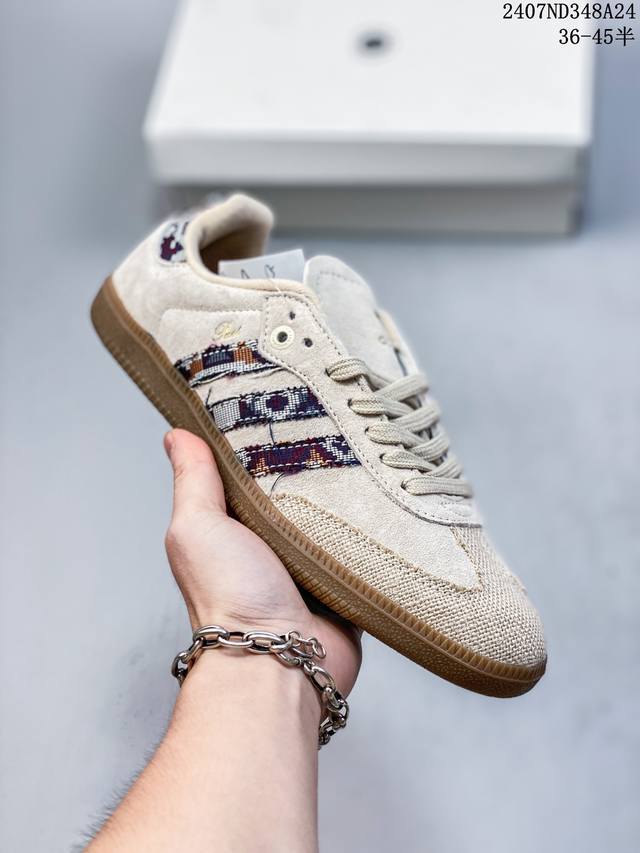 福利特价adidas Originals Samba Og 桑巴舞系列绅士德训足球风百搭低帮休闲运动板鞋ie5835 07Nd348A24